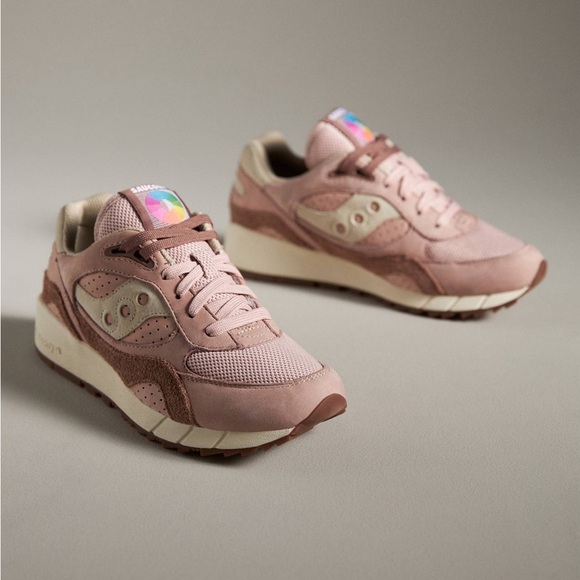 Saucony Shadow 6000 Sneakers Women's Rose Brown Blush Cream